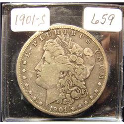 1901-S Morgan Silver Dollar VG