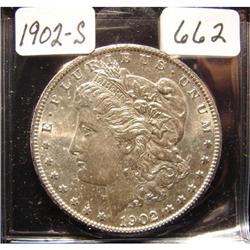 1902-S Morgan Silver Dollar BU