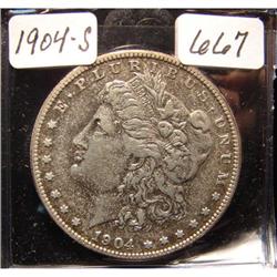 1904-S Morgan Silver Dollar VF