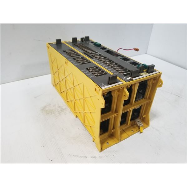 FANUC A02B-0222-B505 BACK PLANE CHASSIS W CIRCUIT BOARDS *SEE PICS FOR DETAILS*