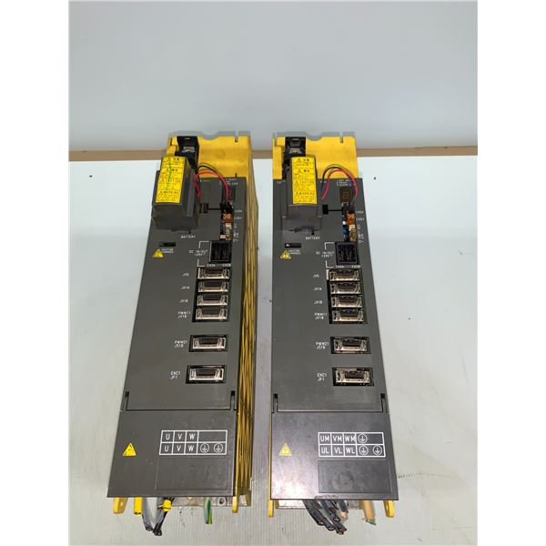 (2) Fanuc A06B-6079-H106 Servo Amplifier Module