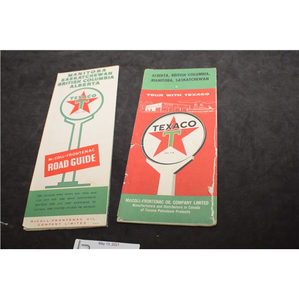 2 McCOLL FRONTENAC TEXACO ROADMAPS