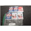 Image 1 : NOS 6 SETS OF HOCKEY PACKS TRADING CARDS NHL