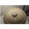 Image 4 : MINT MEDICINE HAT POTTERY 1 GALLON OPEN CROCK & LID