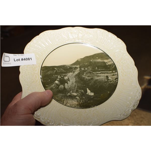 GALWAY GOSSIPS PLATE FROM RICHLEA SASKATCHEWAN