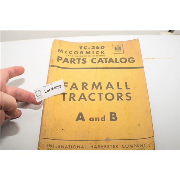 FARMALL MODEL A & B MANUAL