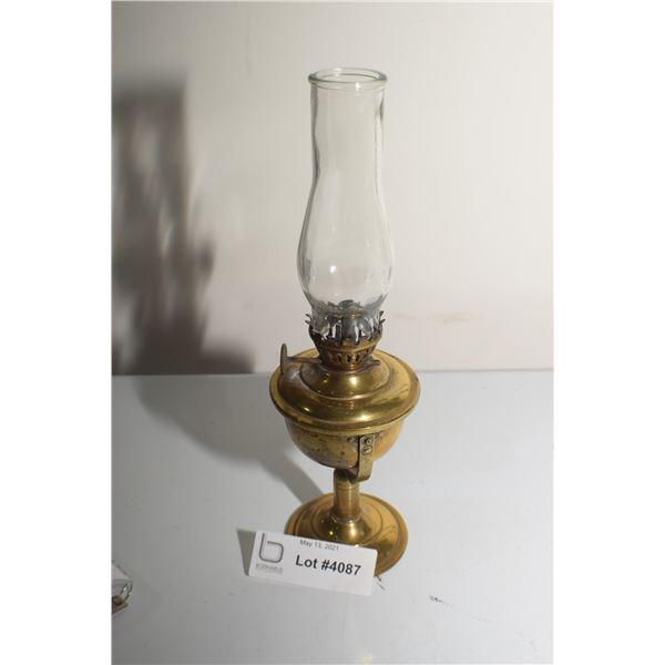 BRASS MINIATURE READING LAMP , CAN BE TABLE OR WALL MODEL