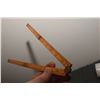 Image 2 : FOLDING ANTIQUE WOODEN RULER