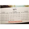 Image 6 : 1971 WINCHESTER HUNTING CALENDAR 5 PAGES