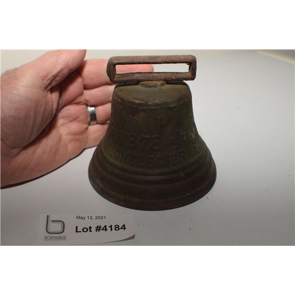 1878 BRASS COWBELL