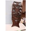 Image 4 : Decorative Wood Carving 37" Tall 14.5 Wide