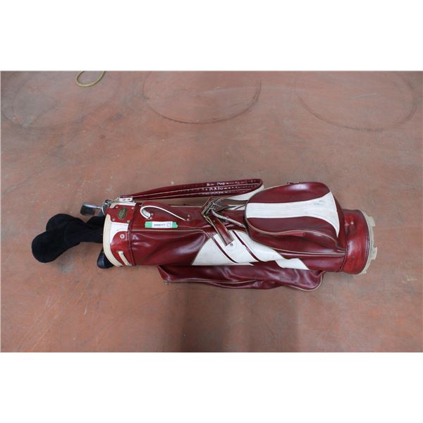 Golf Bag with Clubs