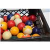 Image 2 : Large Lot Crate Full of Pool Balls