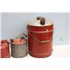 Image 2 : 3 Vintage Gas Cans