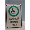 Image 2 : Handicap Parking Only Sign
