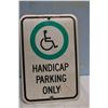 Image 2 : Handicap Parking Only Sign