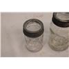 Image 3 : 2 Jewel Mason Jars Glass Lids
