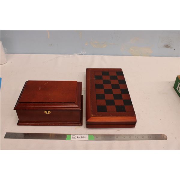 Jewelry Box and Chess Board Game