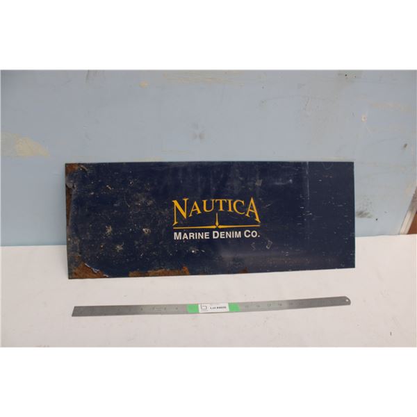 Nautica Marine Denim Co. 28" x 11"