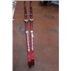 Image 1 : Pair of Red Skis