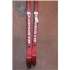 Image 2 : Pair of Red Skis