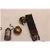 Image 2 : Leather Straps Brass Bells and Misc
