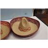 Image 2 : 2 Sombrero Hats Straw
