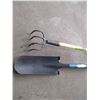 Image 2 : Garden Hand Cultivator and Narrow Spade For Trenching