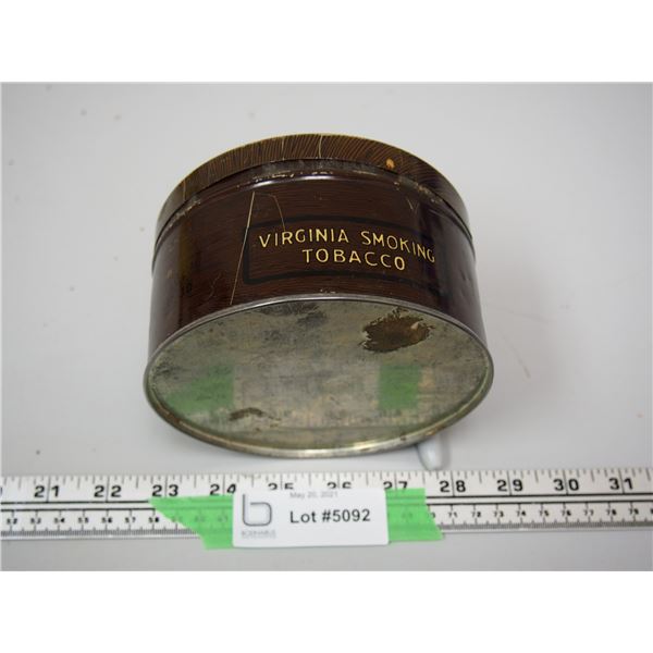 mayfield tobacco Vintage Mayfield Tobacco Can