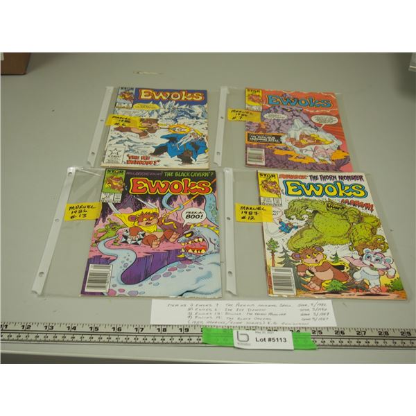 Marvel Star Comics 1986, 87 Ewok Comics V.G Condition