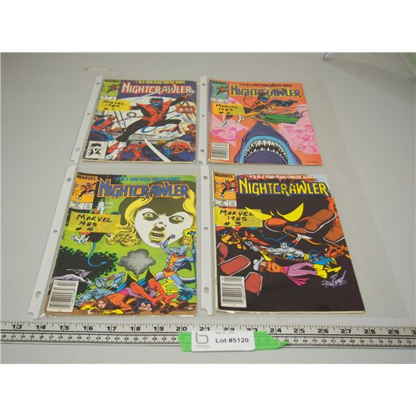 Marvel Nightcrawler Limited Four Issue Series 1985 Complete (Good Condition)