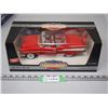 Image 1 : Ertl 1/18 Scale 1957 Chev Belair Convertible Matador Red (NIB)