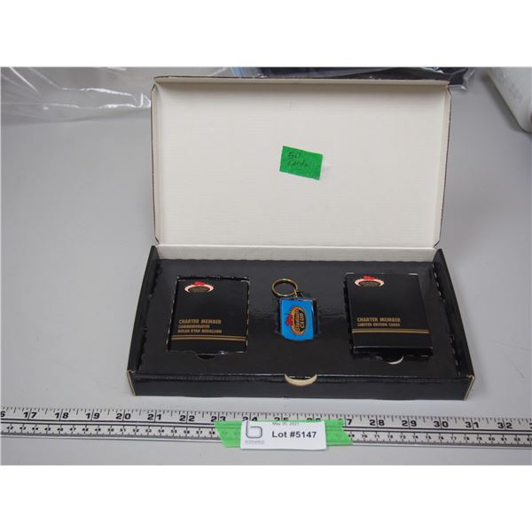 1991 Topps Stadium Club / Solid Bronze Nolan Ryan Card / 50 Cards Gretzky, Mario Etc Plus Key Chain.