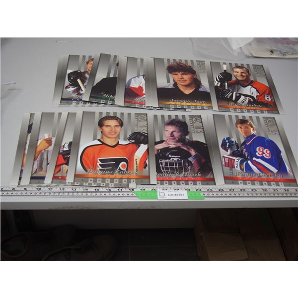 Rare? 1997/1998 Don Russ Studio Hockey 8x10 Portrait Cards (Suitable for Framing) Complete 36 Set