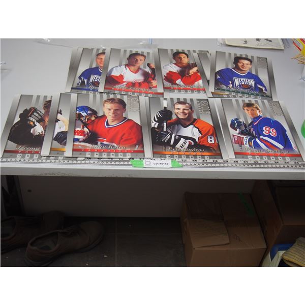 1997/1998 Don Russ Studio Hockey Portrait Cards Total 28 of 36 Card Set