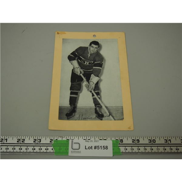 1944-64 Beehive Corn Syrup Group II Hockey Photo Maurice Richard