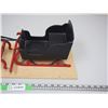Image 3 : (1) Toy Horses With Sleigh Mounted on Wood (22" Long)