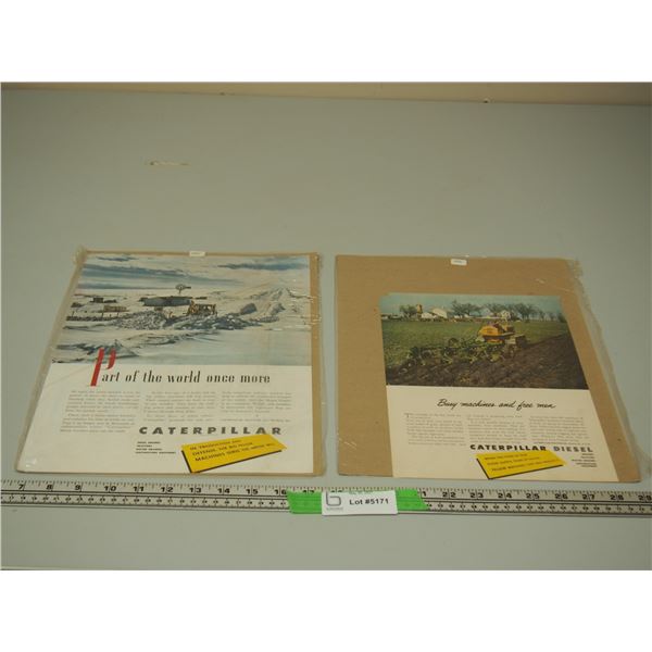 (2X THE MONEY) 1951 Cat Advertising Ads