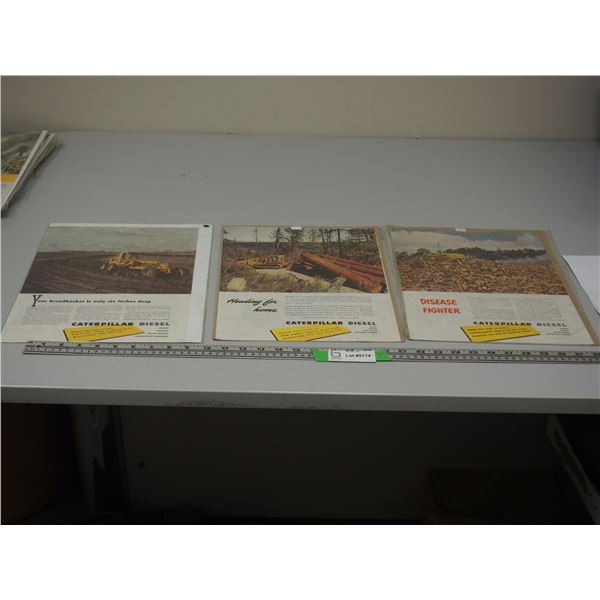 (3X THE MONEY) 1949 and 1950's Cat Advertising Ads