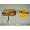 Image 3 : 1930's? Cat Advertising Hand Air Fans (1 Has Broken Handle Missing)
