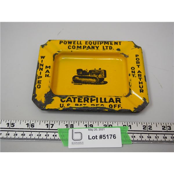 Cat D6 Ashtray Powell Equip (Porcelain? Enamel?)