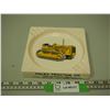 Image 1 : Cat D6 Ashtray Foley Tractor Co. Ceramic (Has Chip) 7 1/4"