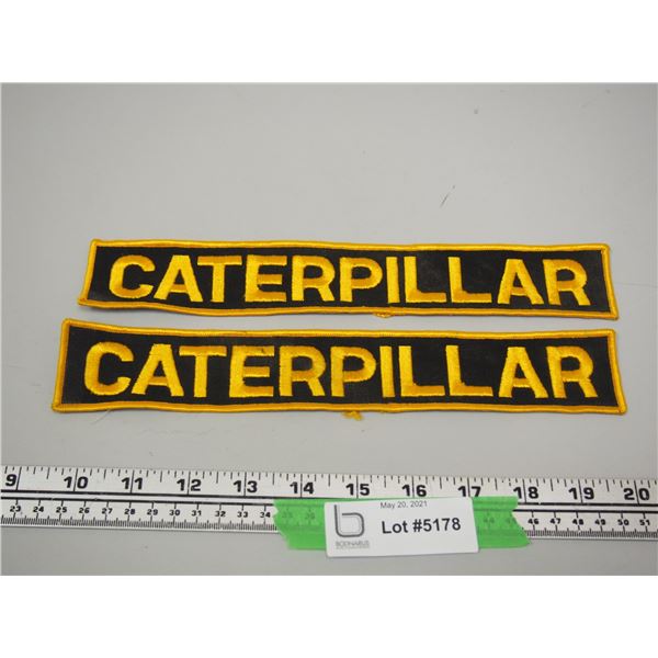 1950's? Caterpillar Cloth Patches