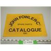 Image 1 : John Fowler Spare Parts Catalogue 1910 Repo