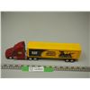 Image 1 : Norscot Group Made in China Kenworth Semi and Trailer 1/50 Scale? 14" Long With Cat Advertising