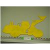 Image 2 : Komatsu Loader Metal Cut Out (20" Long)