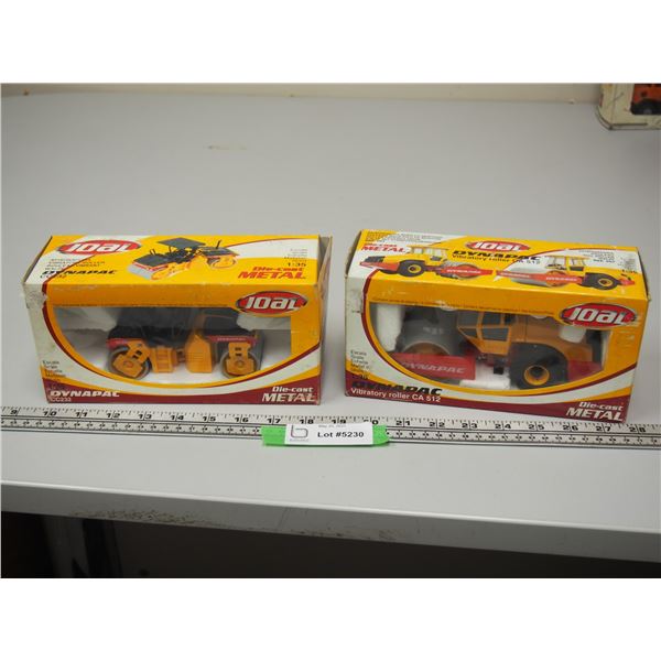 (2X THE MONEY) Joal 1/35 Scale Dynapac CC232 and Dynapac CA512 (NIB)