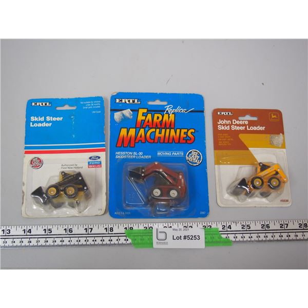 (3X THE MONEY) Ertl Skid Steers (NIB) 1991, 1993