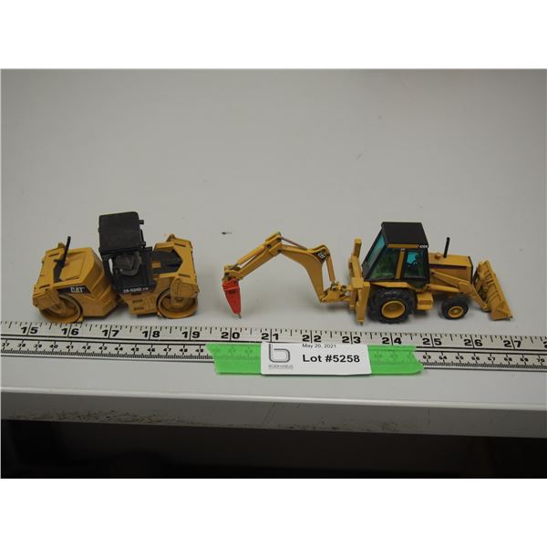 (2X THE MONEY) Cat 428B With Hammer N2G Made In Western Germany and Cat CB 534D XW Double Drum Rolle