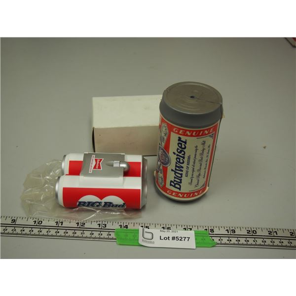 Budweiser Beer Can Tool Kit, Plus Budweiser Binoculars